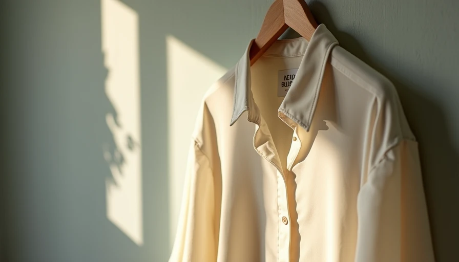aged ivory silk blouse on wooden hanger morning light patina slow fashion