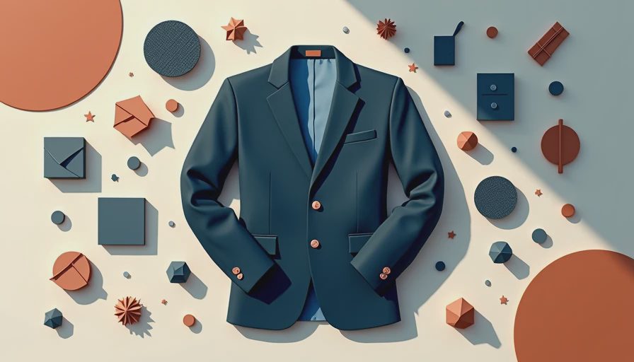 Illustration for business casual capsule wardrobe